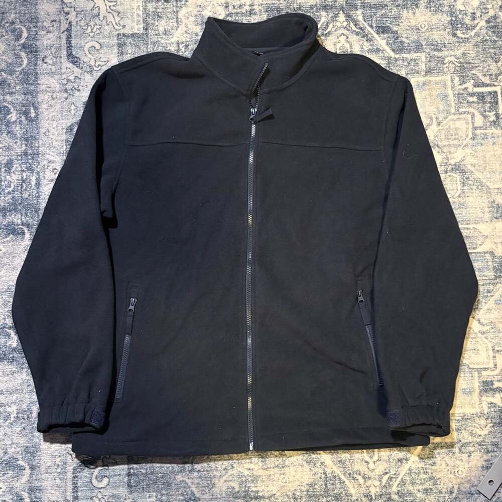 Coofandy Fleece Jacket Size XL Black Full Zip Winter Coat